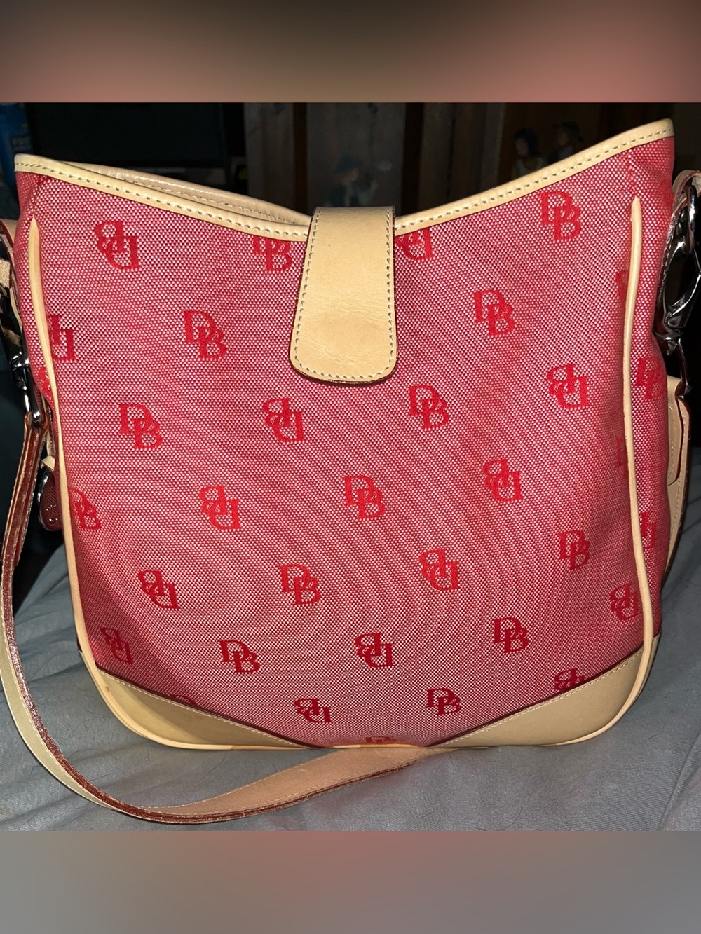 Dooney and Bourke EUC Monogram Shoulder Bag